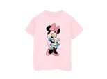 Disney Meisjes Minnie Mouse Bunny Hug Katoenen T-Shirt (Baby Roze)