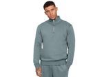 Enzo Milano | Herren Sweatshirt mit Halbem Reißverschluss