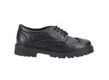 Hush Puppies Meisjes Maxine Leren Schoolschoenen (Zwart)