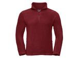 Russell Heren 1/4 Ritssluiting Outdoor Fleece Top (Klassiek rood)