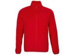 SOLS Heren Factor Gerecycleerd Fleece Jas (Rood)