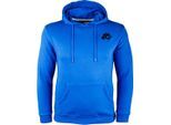 Heren wandelhoodie fleece hoodie outdoor blauw