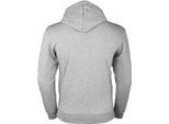 Heren Wandelhoodie H06 met Rits Lichtgrijs