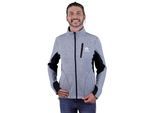 Heren Fusion Fleecejack Wandeljack Grijs