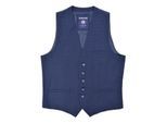 Lambretta Heren Spencer Geruite Gilet (Marineblauw)