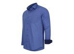 Stretch Overhemd Milano von Cappuccino Italia in der farbe Blau.