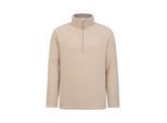 Mountain Warehouse Heren Ted Borg Half Zip Fleece Top (Beige)