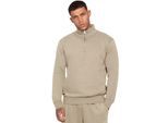 Enzo Milano | Herren Sweatshirt mit Halbem Reißverschluss