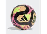 Fußball ADIDAS PERFORMANCE "WC CLB" Gr. 5, schwarz, lucid lemon, lucid pink, Bälle, 5, 0,4 g, Synthetik, WM, B:22,3cm H:17,3cm T:22cm