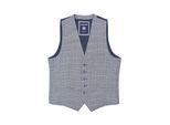 Lambretta Heren George Prince Of Wales Geruite Waistcoat (Grijs)