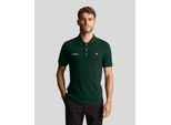 Lyle & Scott Herren-Poloshirt mit Co-Ordinates-Print in Grün