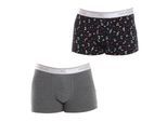 Pack-2 Atmungsaktive Stoff-Boxershorts mit anatomischer Vorderseite KL2016 Herren