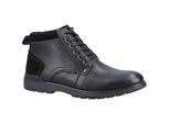 Hush Puppies Heren Dean Leren Laarzen (Zwart)