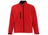 SOLS Heren Relax Soft Shell Jacket (ademend, winddicht en waterbestendig) (Rood)