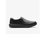 Watchet Stap Zwarte Leren Schoenen