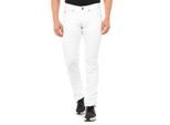 Lange, gerade geschnittene Denim-Hose für Herren mit Saum JMT016