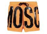 Moschino merkprintlogo lichtoranje korte zwemshort