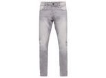 Grey Used Jeans Hose "MELVIN" Slim Fit Cotton-Stretch