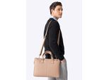 Wittchen 14,5-inch laptoptas voor heren van kunstleer, beige, beige, eco-leer