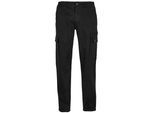 SOLS Heren Docker Stretch Cargo Broek (Zwart)