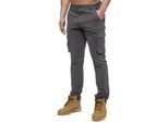 Enzo | Heren Cargo Broek - Grijs