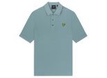 Schieferblaues Milano-Poloshirt von Lyle & Scott