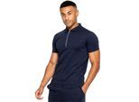 Enzo | Herren Zip Up Polo Shirt