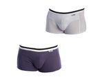 Pack-2 Boxershorts DIM Basic Atmungsaktives Gewebe D05H2 für Herren
