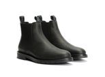 Tower London Harbour Leder Herren Schwarze Stiefel