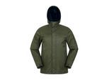 Mountain Warehouse Torrent Waterdichte Jas voor heren (Kaki Groen)