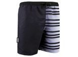 Zwemshort voor Heren met Patroonstrepen Wit Zwart