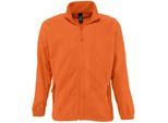 SOLS Volwassen uniseks fleecejack North (Oranje)