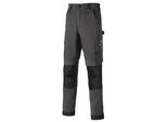 Dickies Universele Flex Kniestuk Heren Grijs/Zwarte Broek