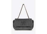 Wittchen Dames Crossbody Tas met Bont, Grijs