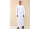 Omani Eid witte Thobe Saudi Emirati Jubba-jas voor heren