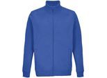 SOLS Unisex Cooper Sweat Jacket met volledige rits voor volwassenen (Koningsblauw)
