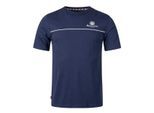 Aquascutum Heren T-Shirt met Piping Detail (Marineblauw)