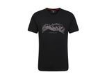 Mountain Warehouse Herren Tech Mountains Bio T-Shirt (Schwarz)