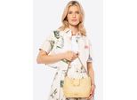 Wittchen Dames Crossbody Tas Geweven Geel Polypropyleen