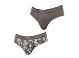 Pack-2 Basic Slips aus atmungsaktivem Stoff KLS2 für Herren