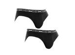 Pack-2 Slips Katoen Streech ademende stof D06595 man