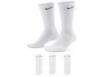 Nike Everyday Cushion Crew Trainingssokken 3 paar in wit