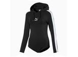 Puma Classics Damen mit Kapuze mit Langarmbodysuit schwarz 596709 01