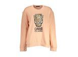 Leopardenmuster Rundhals Sweatshirt
