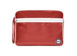 Lambretta Unisex Retro Tas voor Volwassenen (Bourgogne/Wit)