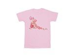 Disney Dames/Dames Winnie The Pooh Knorretje Hartenketting Katoenen Vriendje T-shirt (Baby Roze)