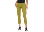 MET Damen Cargoy Regular Fit Knöchellange Hose Grün