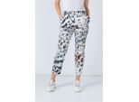 Animal Print Fitted Pants