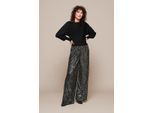 Mira Broek Donker Metallic
