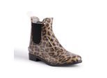 Aus Wooli Australia Womens Regenlaarzen Met Inbegrepen Schapenvacht Binnenzool LEOPARD